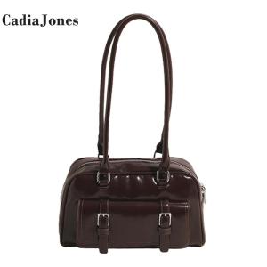 Classic Women Tote Bag Elegant PU Leather Handbag with Zipper for Office and Travel in Burgundy