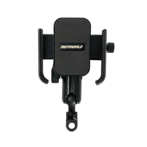 Motowolf V3 Cellphone Holder with 360° Rotation for Handlebar or Mirror Mount
