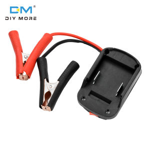 Diymore dụng cụ điện xách tay Thùng ắc quy khẩn cấp bắt đầu cung cấp điện thích hợp cho Makita lithium bộ chuyển đổi pin sạc