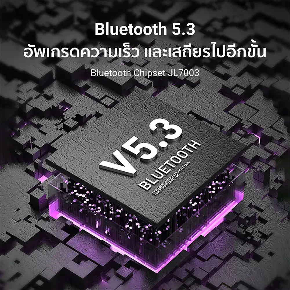 iSuper Evo Buds Life หูฟังไร้สาย Bluetooth 5.3 ไมค์ตัดเสียงรบกวน แบตอึด 35 ชม. รองรับแอป iSuper Play