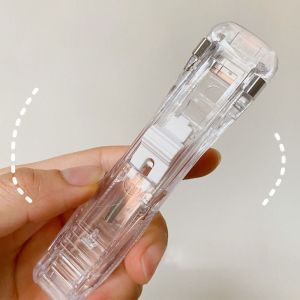 WELLNOW Không để lại dấu vết Dụng cụ đẩy kẹp Tái sử dụng loại Máy dập ghim tài liệu Chất lượng cao Đẩy tay Kẹp đẩy tay Quà Tặng sinh viên