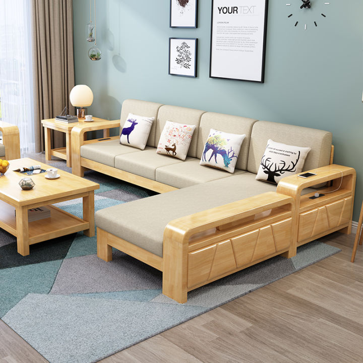 Solid oak living on sale room furniture sets