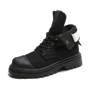 Sepatu bot pendek Sepatu kanvas wanita Sepatu bot wanita gaya korea kualitas tinggi Sepatu Wanita