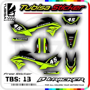 Sticker Striping Dtracker 150 - Stiker Striping Variasi List Motor Dtracker 150. TBS.SF.13