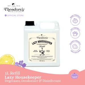 Theodores Lazy Housekeeper 1 Liter refill - Deodorizer I Cleaner and Disinfectant