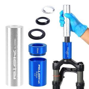 NALANILI Hợp nhôm Dụng cụ phuộc trước xe đạp Phổ quát Phát hành nhanh Dụng cụ ép tai nghe Chuyên nghiệp Chống trượt Cài đặt cuộc đua vương miện Phụ kiện xe đạp