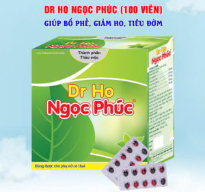 Dr Ho Ngọc Phúc Bổ Phế  Giảm Ho Tiêu Đờm Hộp 100 viên