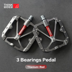 ThinkRider Flat Bike Pedal MTB Road 3 Sealed Bearings Pedal basikal Pedal basikal gunung Pedal bahagian aksesori Platform lebar