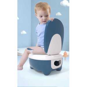 Toilet Latihan Bayi Anak WC Duduk Bangku Pijakan Mandi Anak Baby Portable Potty QIEZUOBIANQI Original Impor
