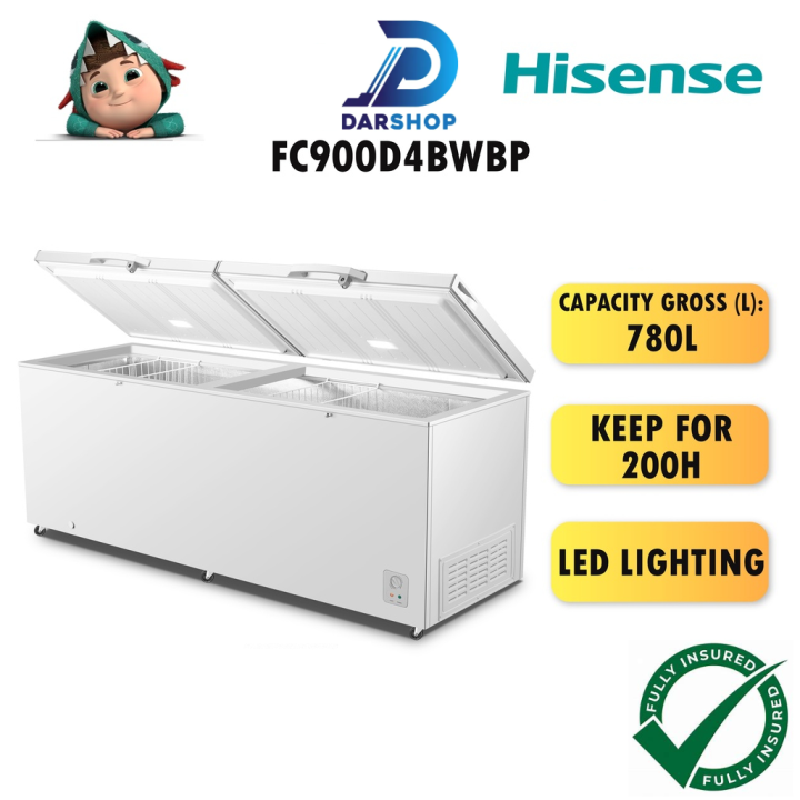 Hisense Chest Freezer 780L Peti Freezer Murah Deep Freezer Peti Sejuk