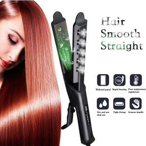 Professional Hair Straightener Tourmaline Ionic Ceramic Flat Iron Four-gears Temperature