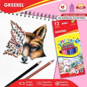 GREEBEL Pensil Warna Super Lead Classic Colour Pencil / Coloring / Pensil Warna Greebel / Menggambar Mewarnai