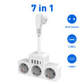 Power Strip Surge Protector Stop Kontak Colokan Listrik 3 Ways Smart Power Strip Socket & Port USB Travel USB Charger. 