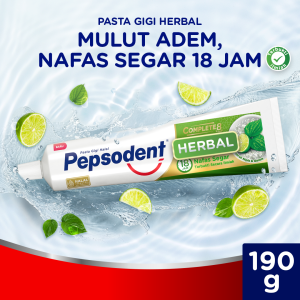 Pepsodent Pasta Gigi Complete 8 Herbal 190gr