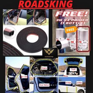 3M KF CAR BODYKIT 4.3 METER X 10MM SOUND PROOF DOOR RUBBER GETAH PINTU KERETA