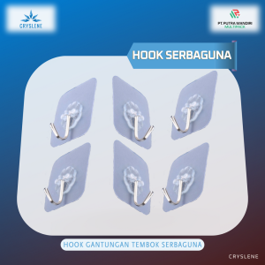 CRYSLENE Hook Gantungan Tempel Tembok