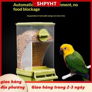 [COD] SHPYHT Giao hàng địa phương Trong Suốt Tự động trung chuyển tự động trung chuyển hạt giống chim treo hộp thực phẩm và máng Vẹt trung chuyển lồng phụ kiện cung cấp chim