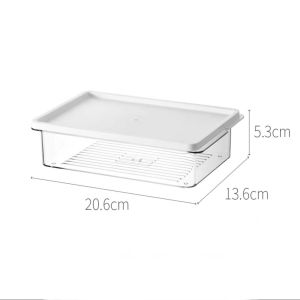 Royalstar Refrigerator Freezer Storage Box Home Kitchen Seafood Meat  Fruit Food-Grade Sealed Box Vegetable Egg Preservation Box