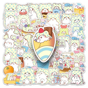 51pcs Kawaii Sanrio Marumofubiyori Stickers Cute Cartoon Graffiti Sticker Kids Toy Decals