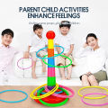 Throwing Circle Game Kids Fun Circle Ferrule Toy Parent-Child Interactive Early Education Toy Indoor Throwing Quoits Ring Games Kids Gifts | Cute Baby. 