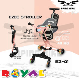 Stroller Royal Ezee EZ-01 Dorongan Bayi Lipat Roda 4 Alat Bantu Anak