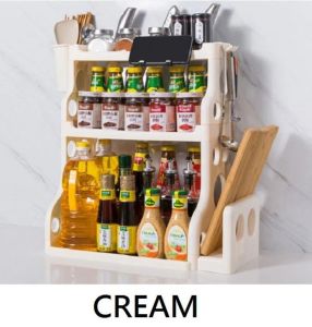 DFANCCIE MINIMALIS 3 SUSUN Rak Bumbu Dapur 3 Susun Rak Dapur Minimalis