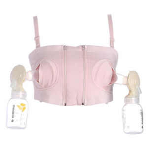 【OFFICIAL】VEIMIA Hands-free Breast Pumping Bra For Pregnant Women Postpartum Cotton Nursing Bra With Breast Pump Compatibility