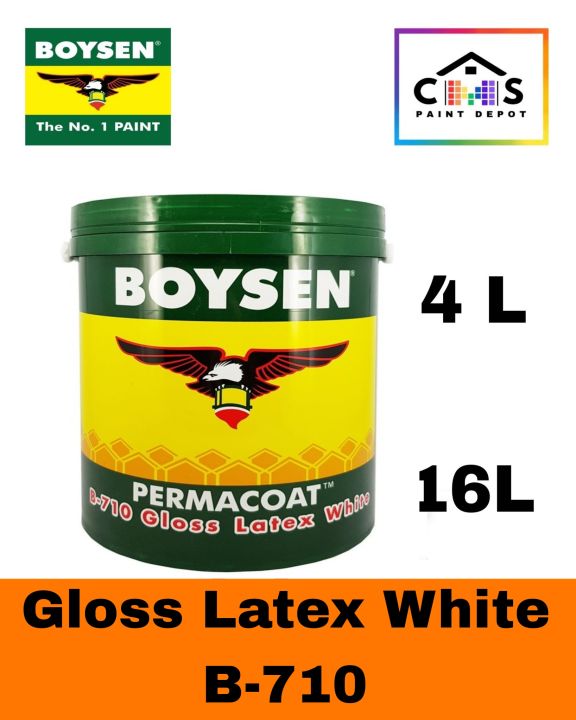 BOYSEN PERMACOAT B-710 GLOSS LATEX WHITE | Lazada PH