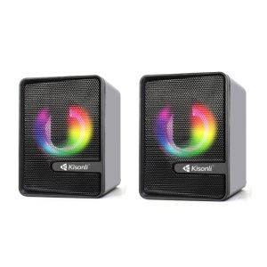 Speaker Gaming Kisonli L-4040 LED Speaker High Quality - BE