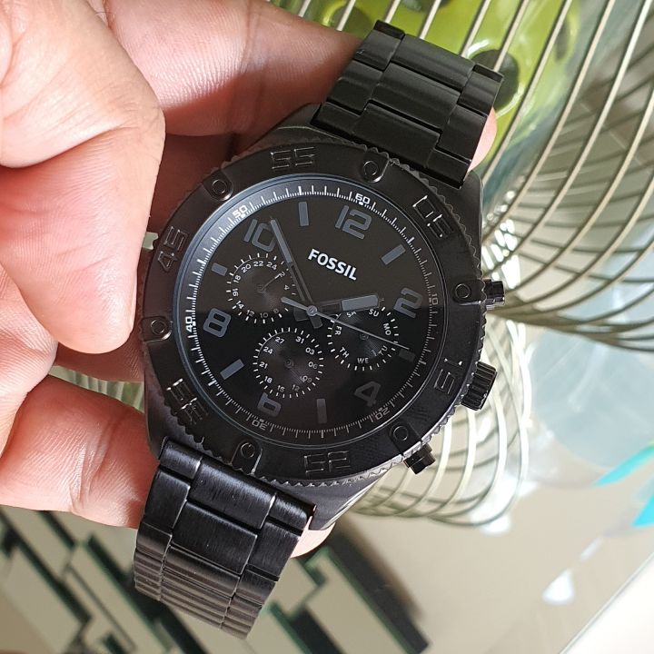 Original BQ2532 Fossil Brox Multifunction Black Stainless Steel Watch With 1 Year Warranty For Mechanism Lazada PH