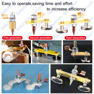 MOON Welding head strong second generation/ third generation Welding magnet head Magnetic ground clamp Magnetic ground connector Welding earth clamp tool Metal plate welding support tool accessories November In Stock]Fast Shipping