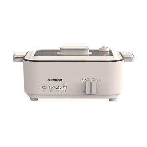 SG【ReadyStock】Zemkon Electric Instant Pot NonStickPro SteamRiceFresh SoupMakerFunc TimerDelay FirstApartment