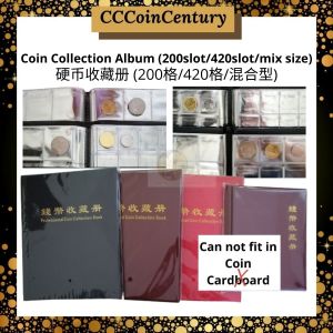 Album Penyimpanan Koleksi Syiling Coins Collections Storage Book -420slot/350slot/200slot/Mix Size