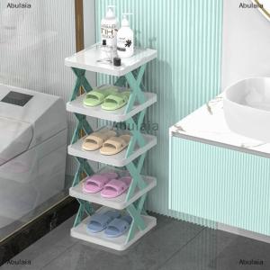 [COD] Abulaia Stackable Shoe Rack Multi Layer Shoes Storage Organizer Removable Space Saving Shoes Shelf Plastic Shoes Cabinets Home Supplies