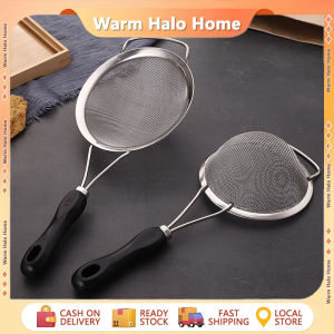 strainer with black handle Stainless steel mesh leakage screen kitchen filter screen