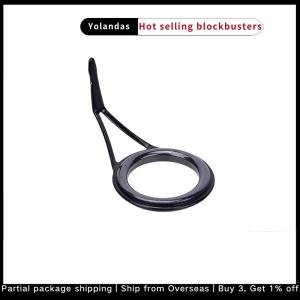 [Yolandas] 8pcs 8 Size Fishing Rod Guide Tip Top Ring Circle Pole Repair KitFishing