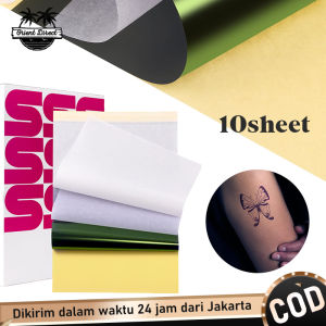 10pcs Kertas Karbon Tattoo Paper Spirit Stencil Carbon Thermal Tracing Manual Lertas Tranfer Tato