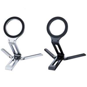 Magnetic Phone Tripod Stand Aluminium Smartphone Mini Tripod Pocket Cellphone Stand Strong Magnets Quick Mount