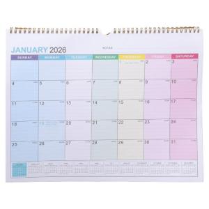 ปฏิทินแขวน2025-2026 18เดือนปฏิทินติดผนังรายสัปดาห์ปฏิทินปีแพลนเนอร์สำหรับนักเรียนสำหรับนักเรียนและครู