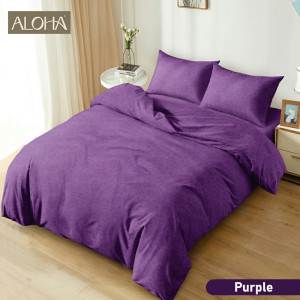 Bedcover Set Aloha King 180x200x20 Fitted - Motif Polos Embossed