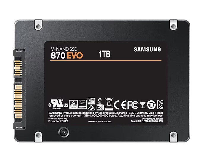 Samsung 870 EVO 2.5" SATA III 1TB / 2TB Internal SSD Solid State Drive