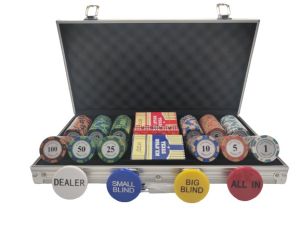 Ship Out 24Hrs Las Vegas Customisable 200pcs/300pcs/500pcs/Poker Chips Set/Silver Case