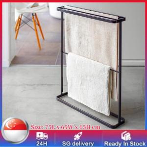 Minimalist Towel Rack Bathroom Rack Stand Towel Hanger Organizer Storage Rack Shelf Nordic Laundry Drying Rack