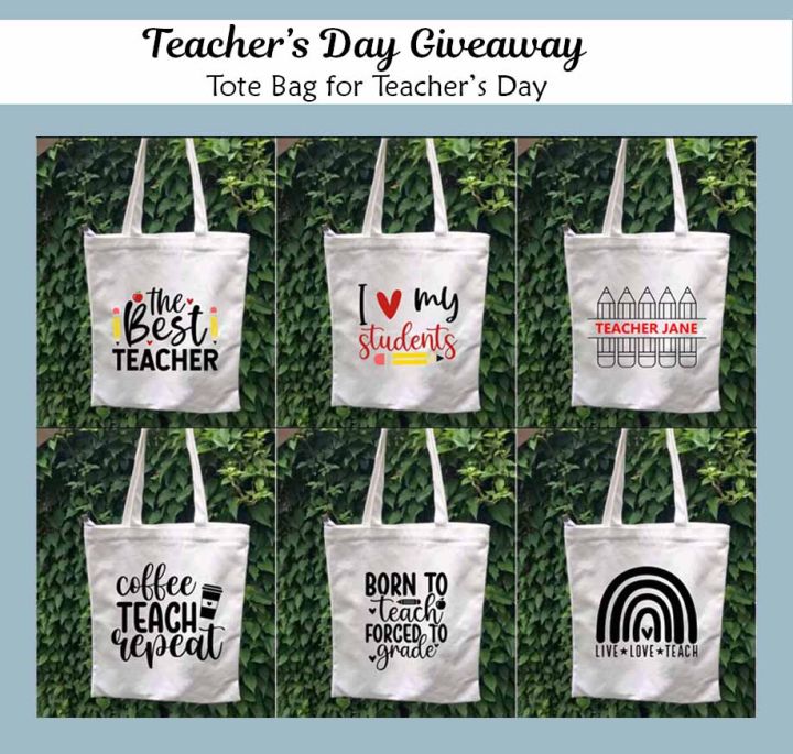 Teacher's Day Gift Ideas Canvas Tote Bag 13