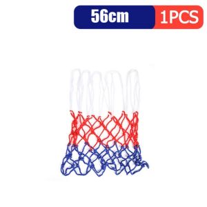 3PCS Basketball Hoop Mesh 56cm Standard Nylon Line Sports Basketball Net 12 Rings Durable Outdoor Game Basketball Hoop Net