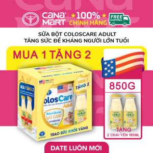 Sữa bột Nutricare ColosCare Adult tăng cường sức đề kháng cho người lớn tuổi (800g)