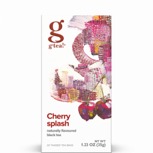 gtea Green Tea Wild Strawberry English Breakfast Earl Grey Cherry Splash Black Tea UK 25 Tea Bags