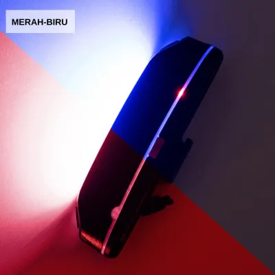 Lampu Sepeda Depan Belakang LED 2 Warna USB Rechargeable 100 Lumens Waterproof Bicycle tail light