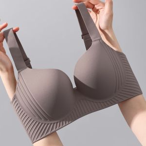 [Large Size Very Accommodating] Large Cup Thin Adjustable Bra Plus Size Adjustable Shockproof Gathering Running Sports Underwear