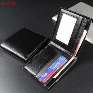 🚚【Local Express Delivery】🚚 Mens Wallet Leather Men Wallets Premium Product  Artificial leather Wallets for Man Short Black Walet Portefeuille Homme